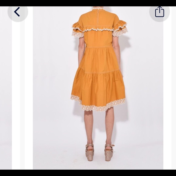 ๐ NWT Ulla Johnson Leonie Ochre Dress - Picture 3 of 16